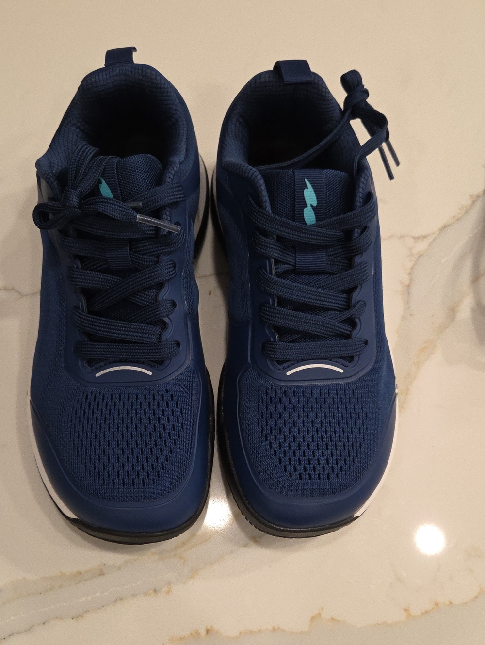 Unisex Navy Cuurt Muuv Court Pickleball Tennis Sneakers Wide Toe Box